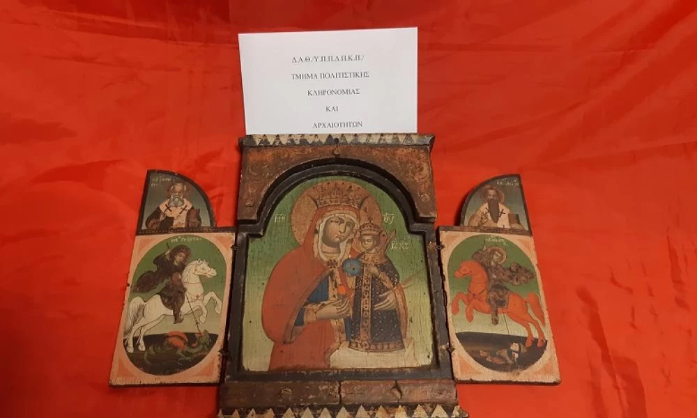 Συνελήφθη αρχαιοκάπηλος που προσπάθησε να πουλήσει εικόνες στο διαδίκτυο